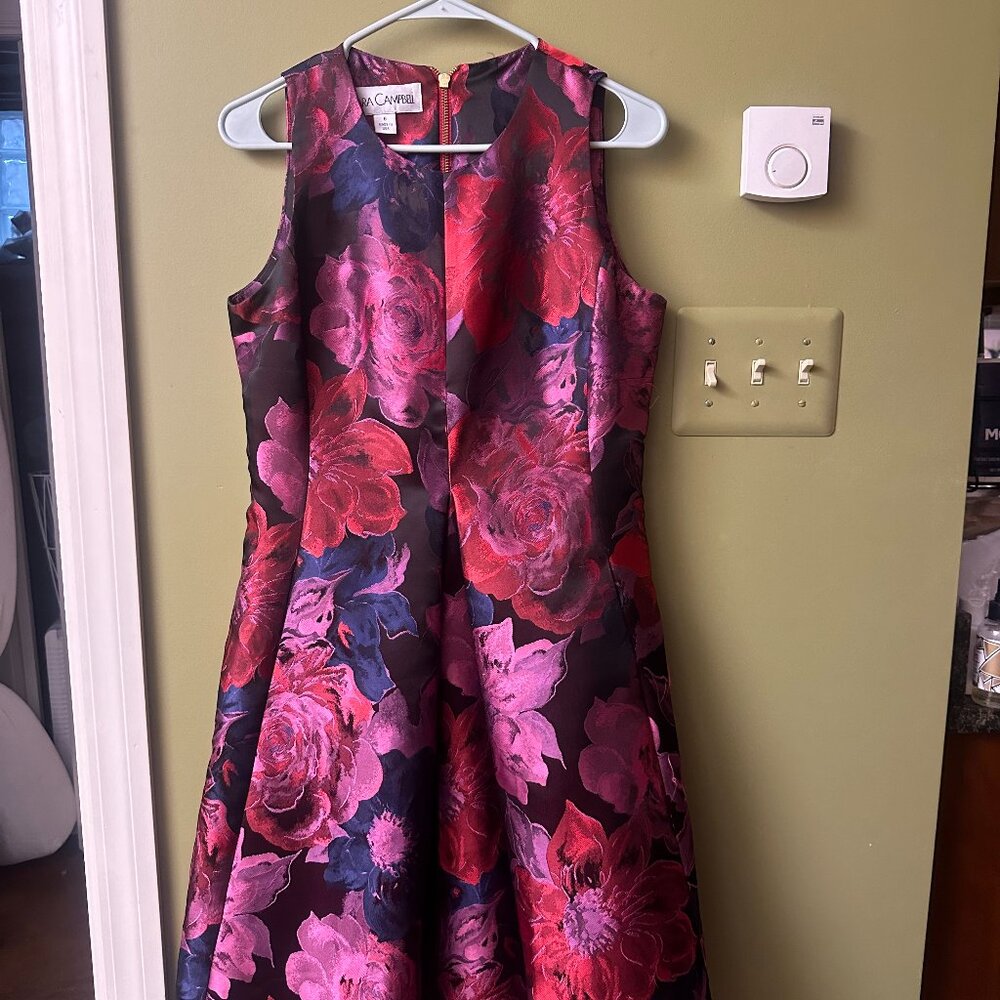 Sara Campbell Pink Floral Dress